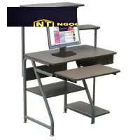 Bàn máy tính khung thép sơn tĩnh điện kết hợp gỗ BMT01